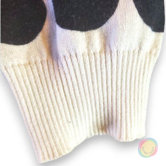 Van Heusen Cardigan Womens XL Polka Dot Disney Bounding Hidden Mickey Preppy - Picture 7 of 11